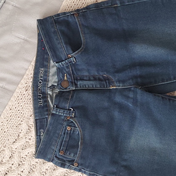 Soft Low Rise Curvy Jegging Butt Curving Jeans Dark Blue- Small - Picture 2 of 8